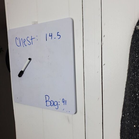 Gap Kids Fair Isle Sweater Sequin Knit Gray Crew Neck Wool Blend Holiday M Girls - Picture 11 of 11